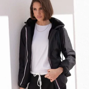 Parka Imperméable LOUISE COURT fourré - Noir - LAURA JO
