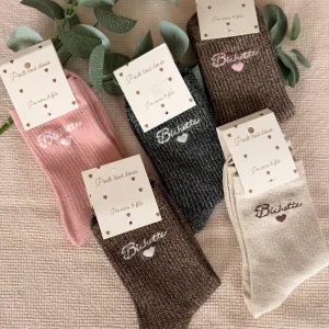 Chaussettes scintillantes glitter ZIA - Bichette