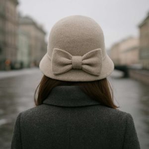 Chapeau Melon Cloche Femme Épais Hiver