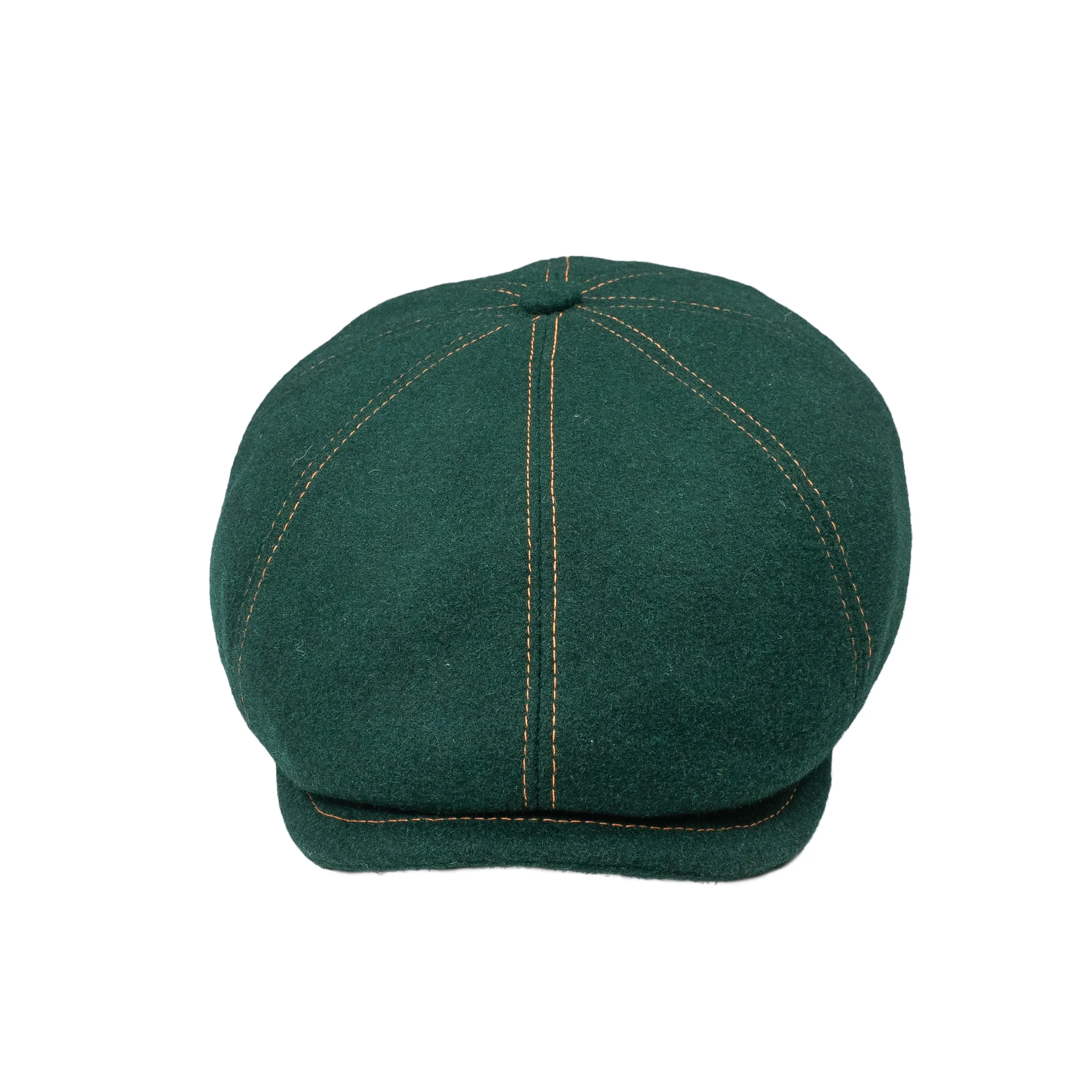 Casquette plate/Béret - Laine verte – Image 6