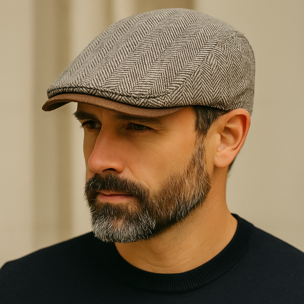 Béret Homme Style Anglais - Herring – Image 2