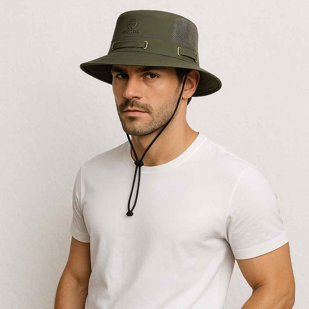 Bob Randonnée Homme Ficelle vert – Image 2