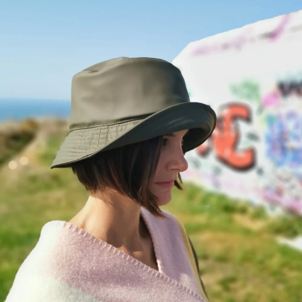 Chapeau de pluie - Kaki – Image 3