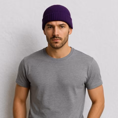 Bonnet Violet Homme ! – Image 2