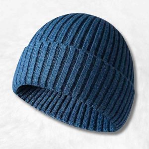 Bonnet Tricot bleu