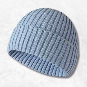 Bonnet Tricot bleu ciel