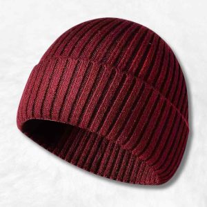 Bonnet Tricot bordeaux