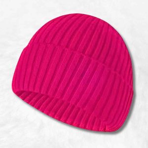 Bonnet Tricot rose fluo