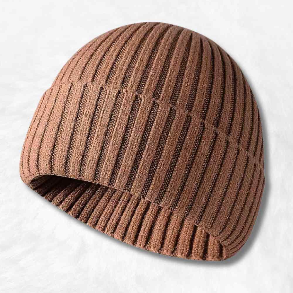 Bonnet Tricot marron