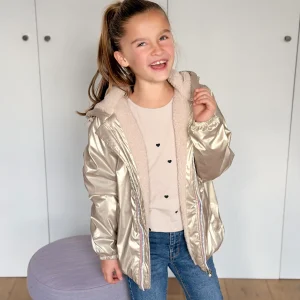 Parka Imperméable mixte LOUIS.E KIDS Sherpa - Doré - LAURA JO