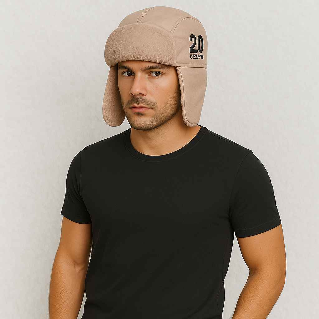 Chapka Aviateur beige – Image 2