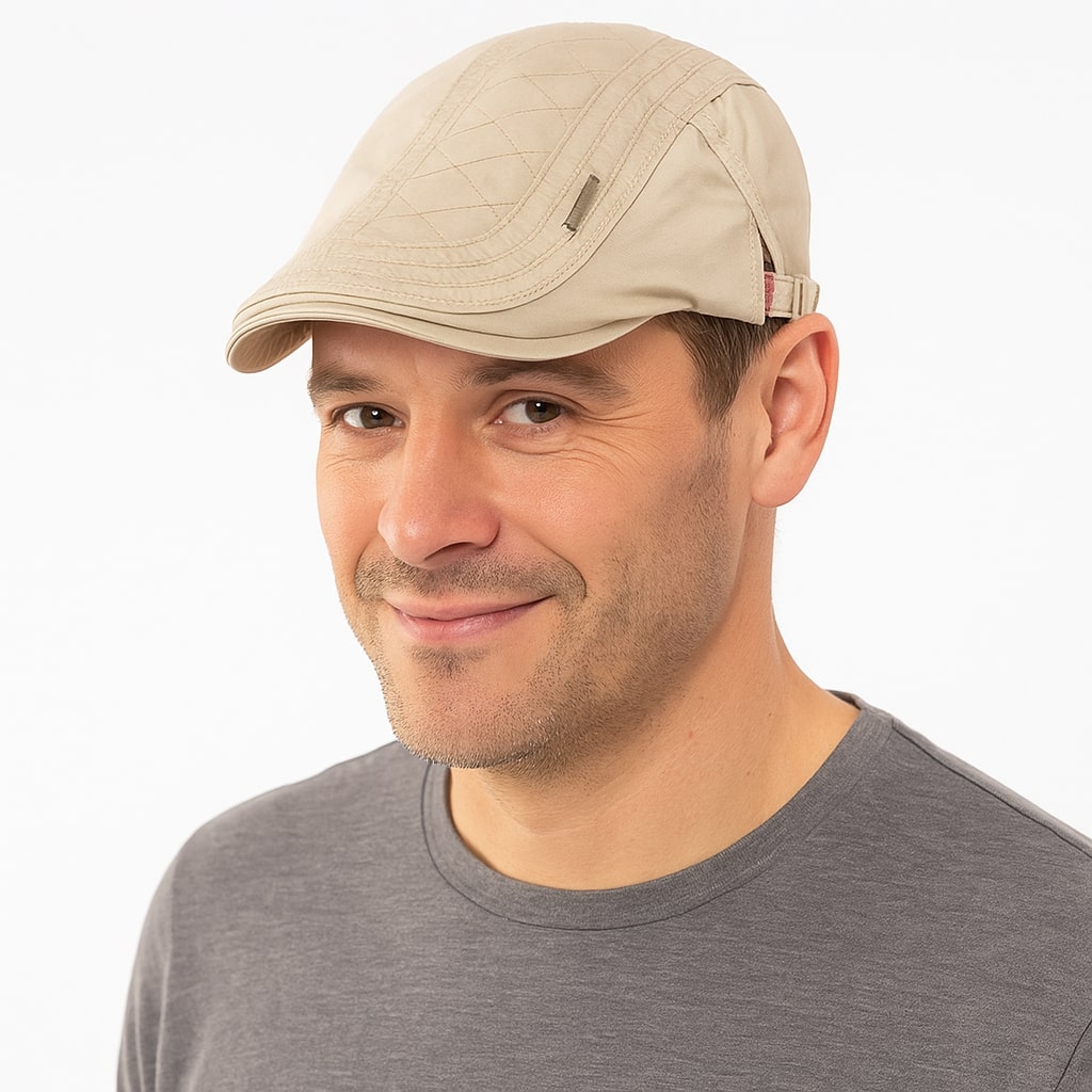 Béret Homme en Coton Matelassé - Quilted – Image 2