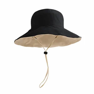 Bob Femme Reversible à Large Bord 100% Coton - Brise