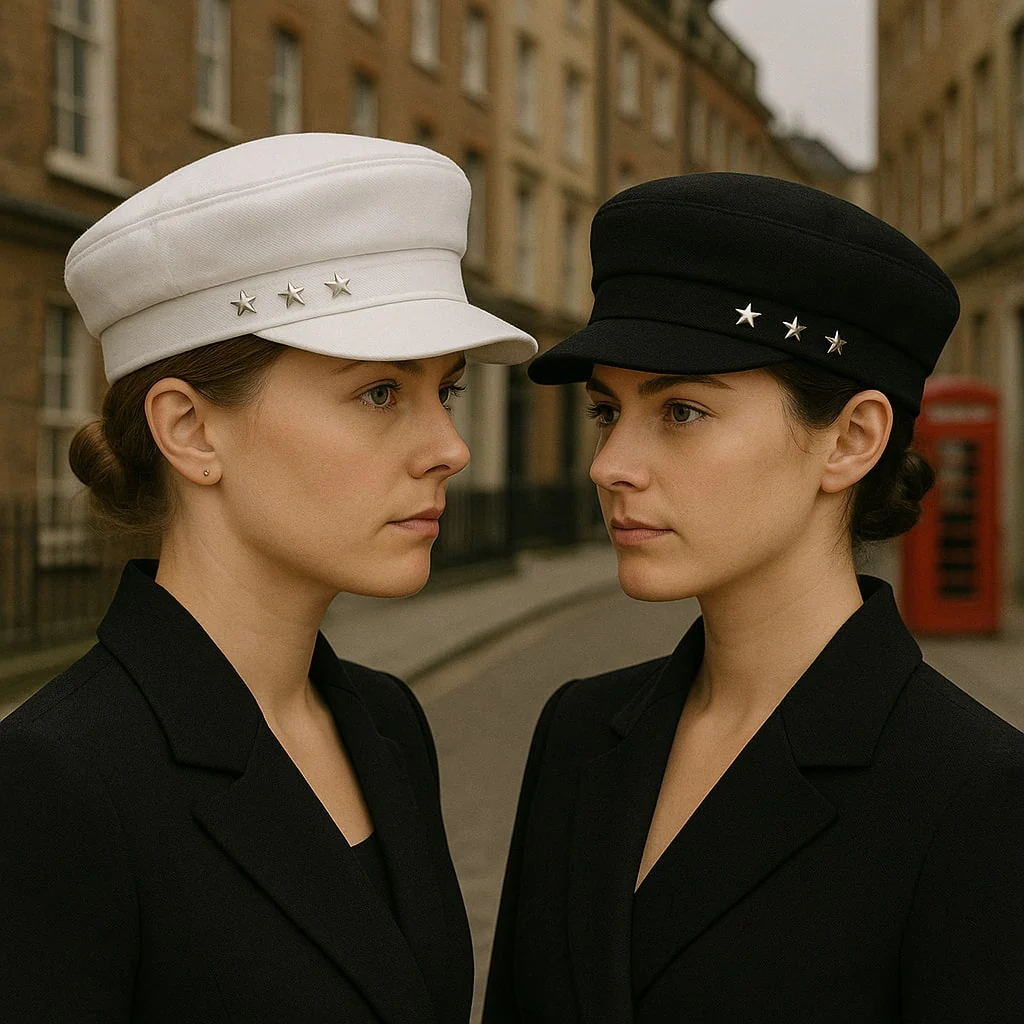 Béret Casquette Gavroche Femme Étoile Luxe – Image 2