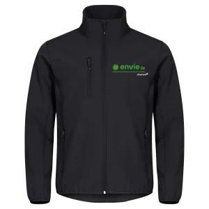 Classic Softshell Jacket - Broderie Moyen au cœur Envie (Vert) avec Baseline