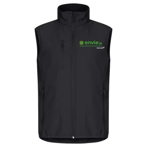 Classic Softshell Veste - Broderie Moyen au cœur Envie (Vert) avec Baseline