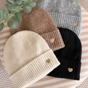 Bonnet avec cœur doré 💛 GABIN