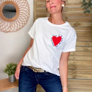 Tee shirt Kiss SERENA - SOLDES