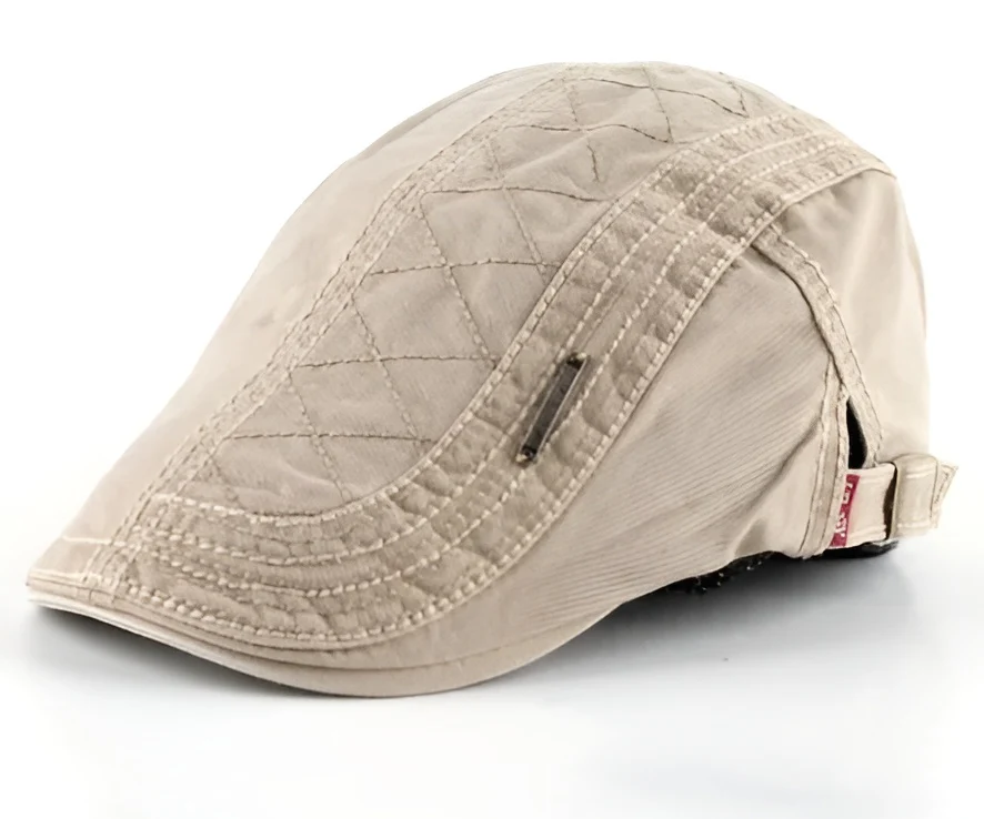 Béret Homme en Coton Matelassé - Quilted