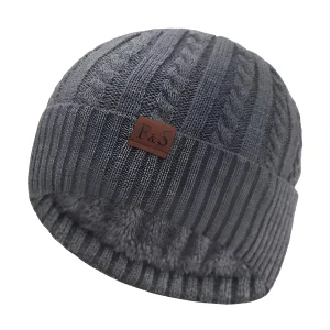 Bonnet Torsadé Doublé en Polaire - F&S Classic