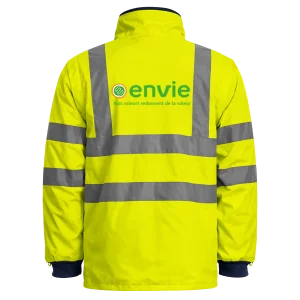 Parka 4/1 KANATA - Flocage au dos centré Envie (Vert) avec Baseline