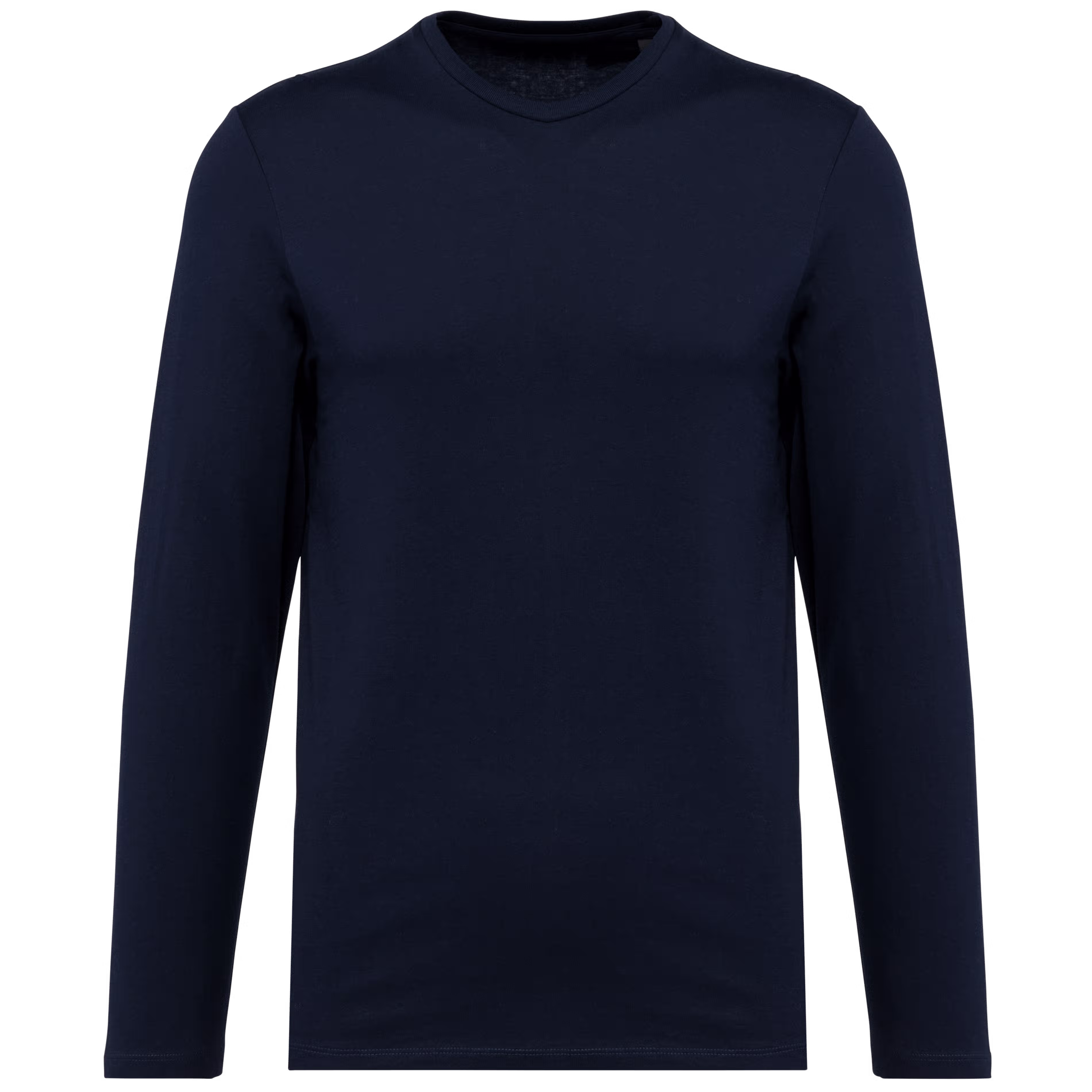 T-shirt Supima® col rond manches longues homme