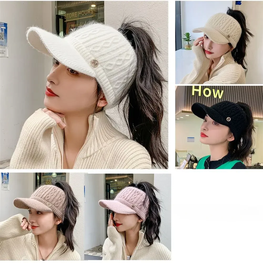 Bonnet Casquette Femme en Maille Tricotée Douce - Celeste – Image 9