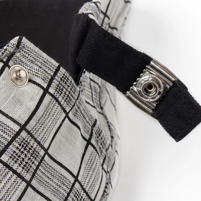 Béret Homme Réglable en Coton avec Motif Carreaux - Pixel – Image 7