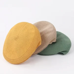 Béret Femme Tricoté en Maille Léger Respirant - Airbet