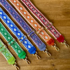 Sangle / Bandoulière en cuir irisé pour sacs/ bananes - JOEY Color Pop