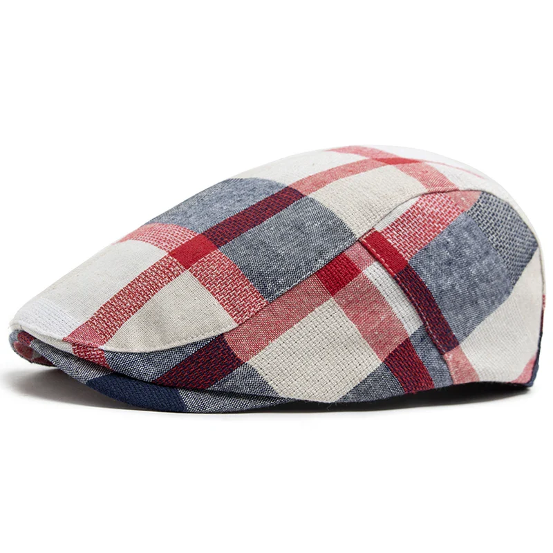 Béret Motif Carreaux - Britcap – Image 8