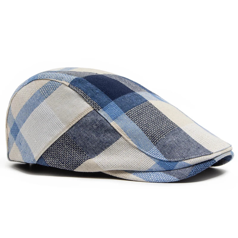 Béret Motif Carreaux - Britcap – Image 4