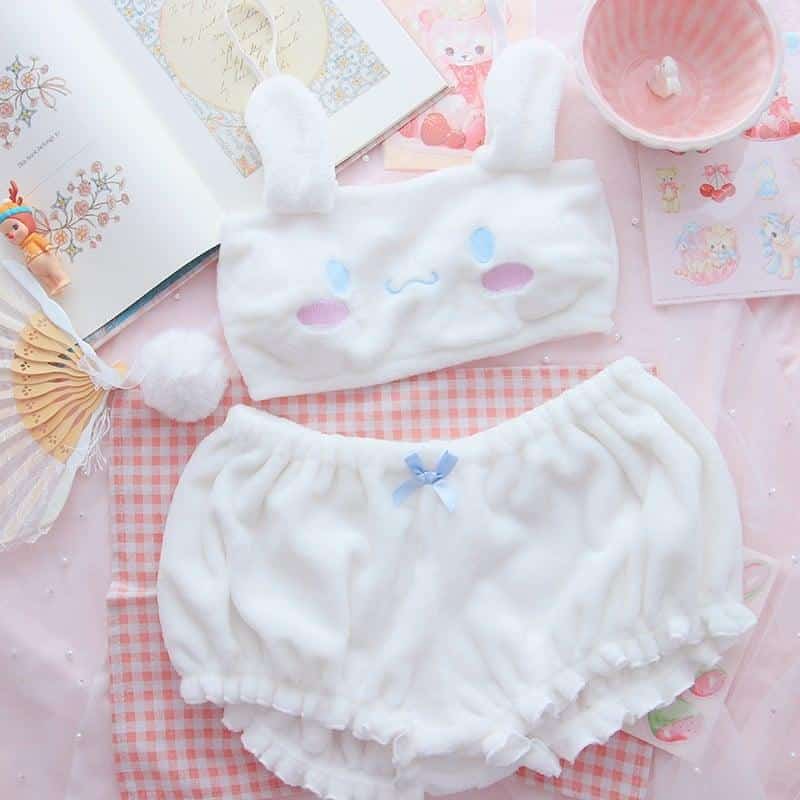 Adorable ensemble tout doux lapin – Image 2