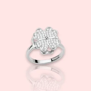 Bague anti-stress Esperanza, bague argentée talisman