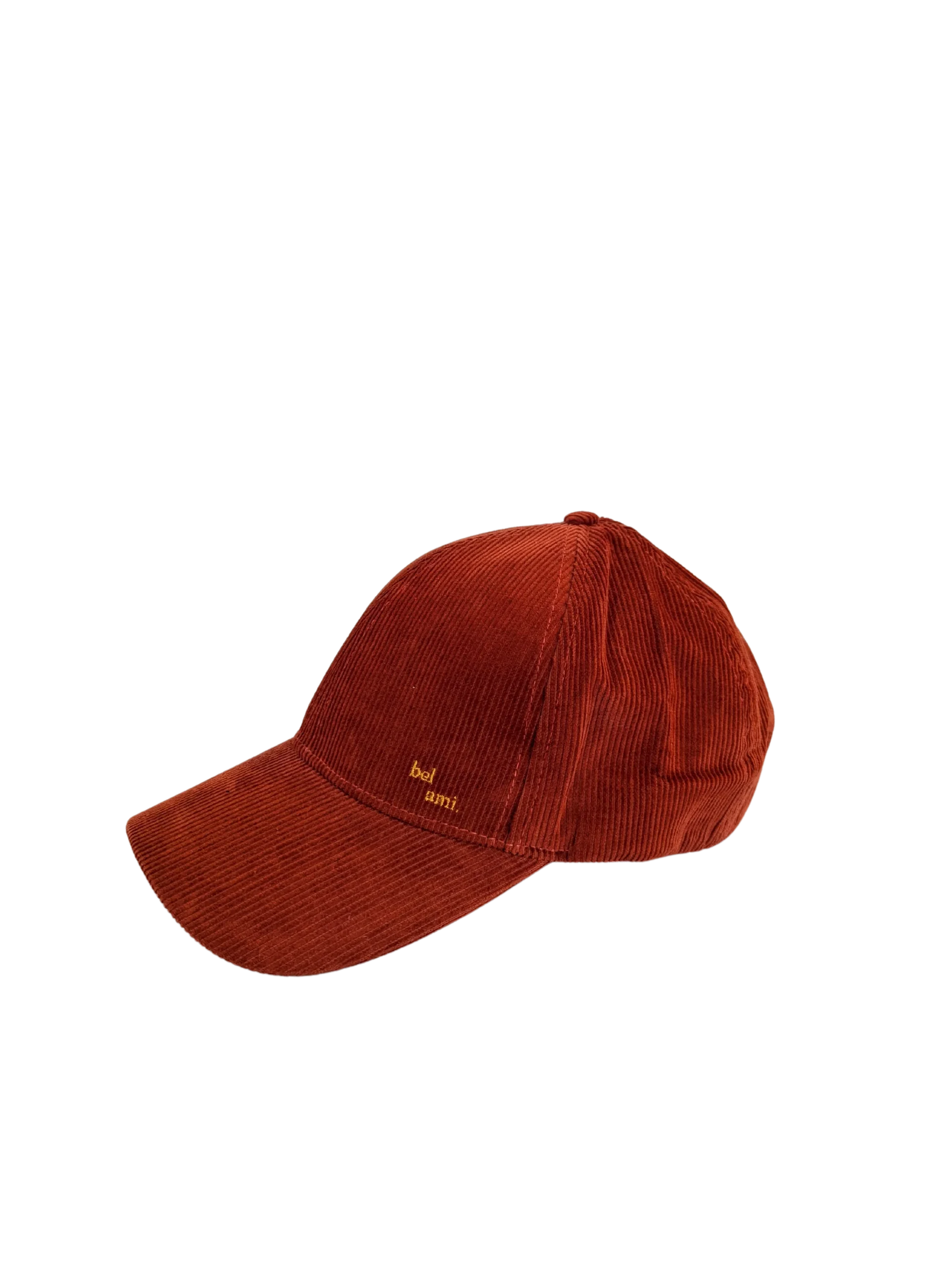 Casquette - velours cotelé orange – Image 4