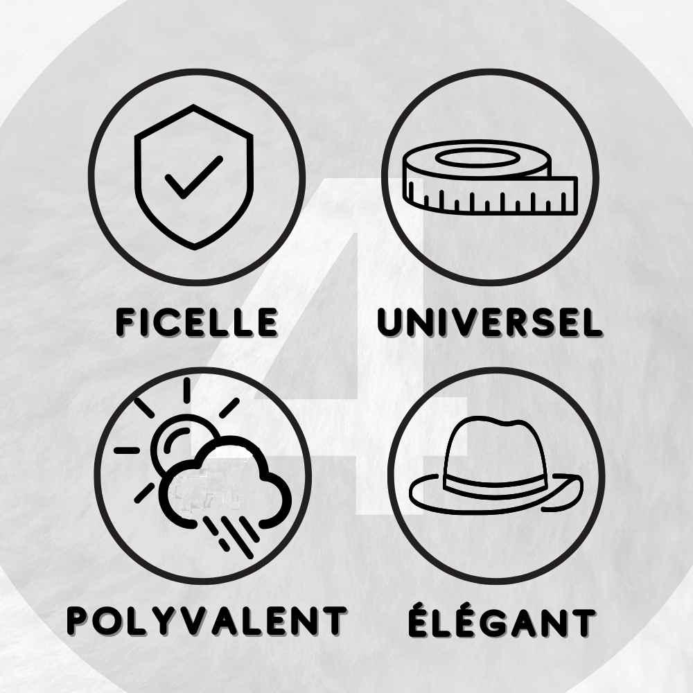 Bob Randonnée Homme Ficelle vert – Image 3