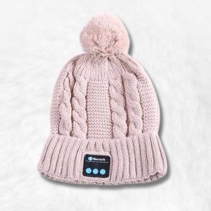 Bonnet Bluetooth Pompon beige !