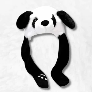 Bonnet avec Oreilles qui Bouge en Panda !
