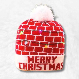 Bonnet de Noël Lumineux Merry Christmas