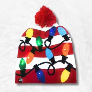 Bonnet de Noël Original avec Led