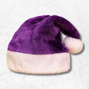 Bonnet de Noël Violet