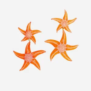 Boucles d'oreilles pendantes étoiles Ariel