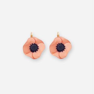 Boucles d'oreilles courtes Anémone - Petit