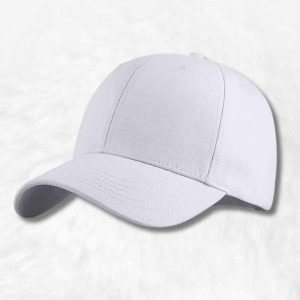 Casquette Grande Taille blanche !