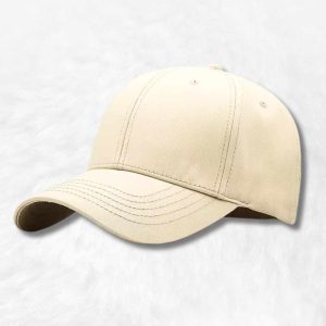 Casquette Grande Taille Crème !