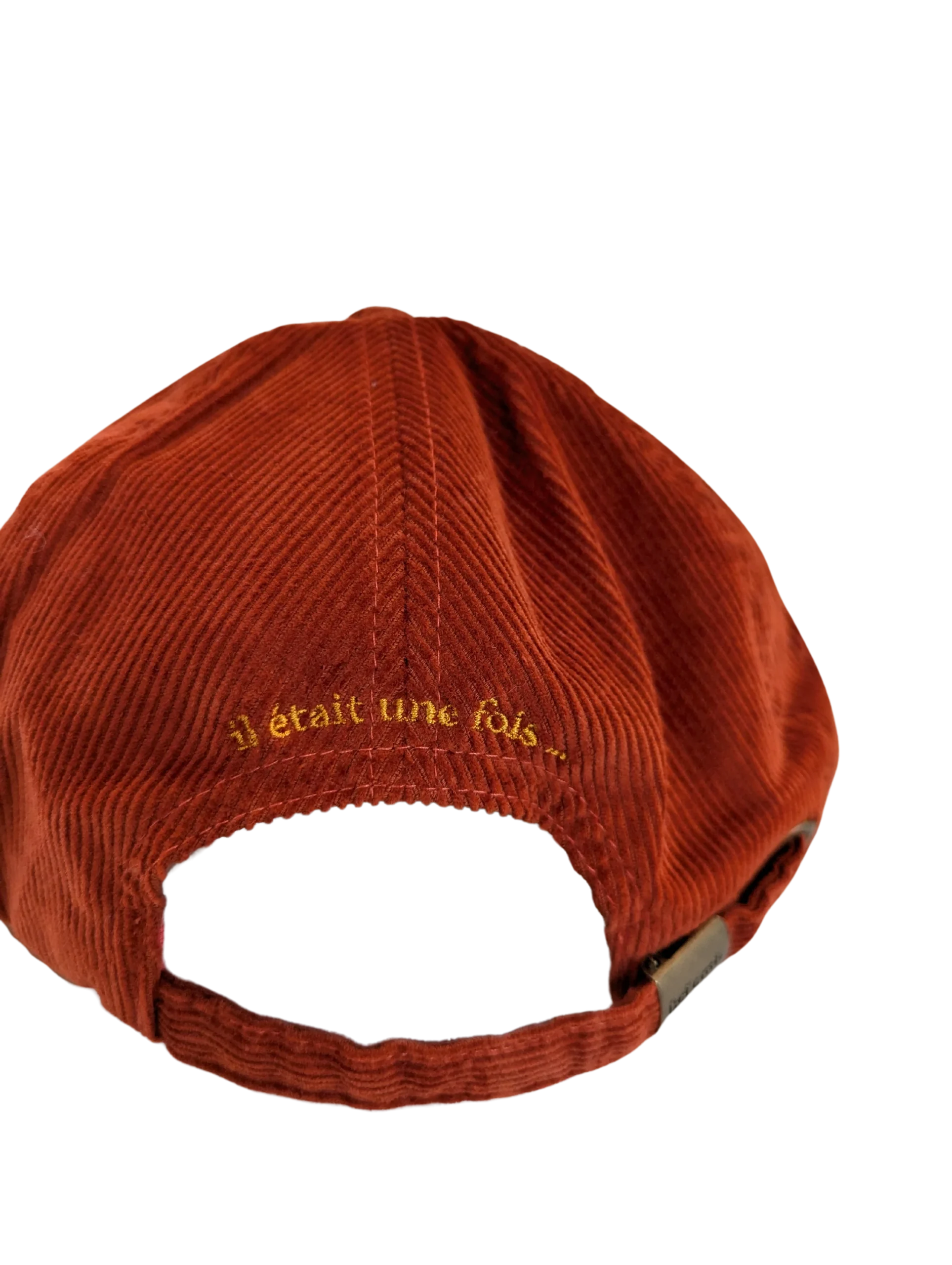 Casquette - velours cotelé orange – Image 7