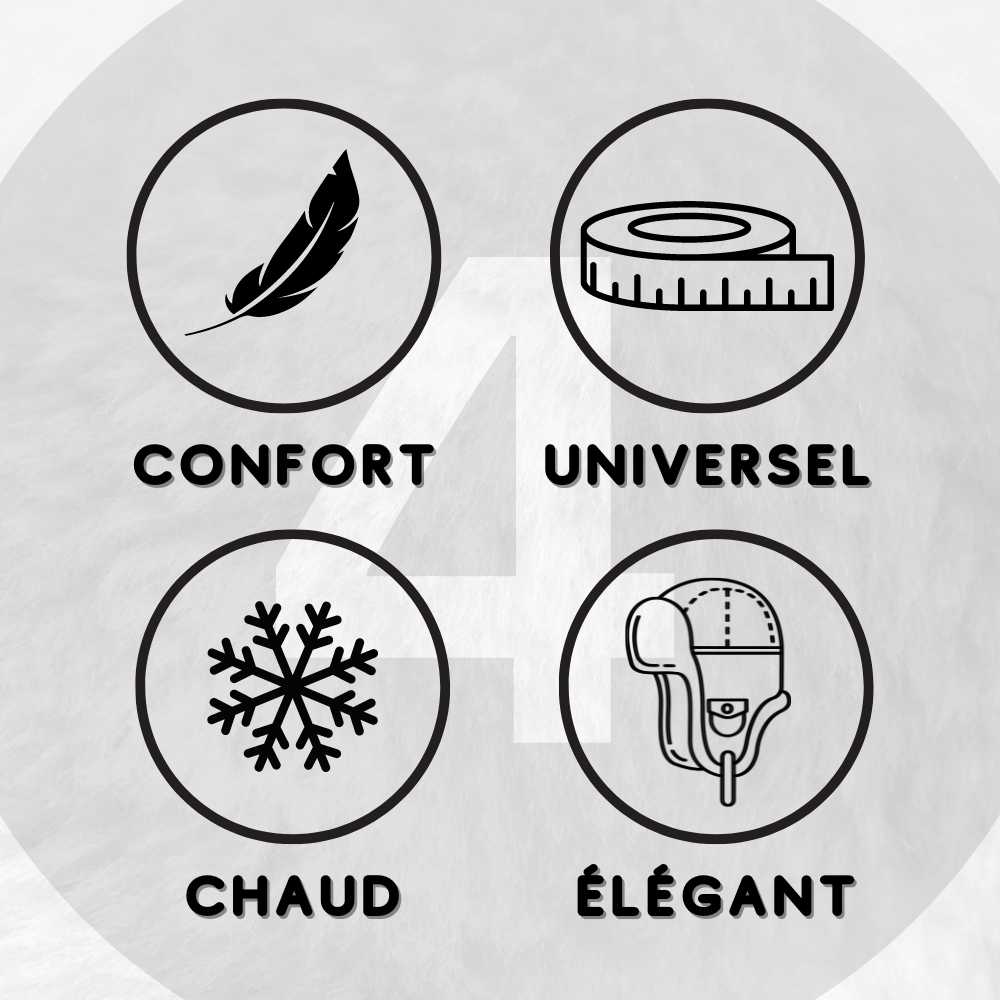 Chapka Aviateur beige – Image 3