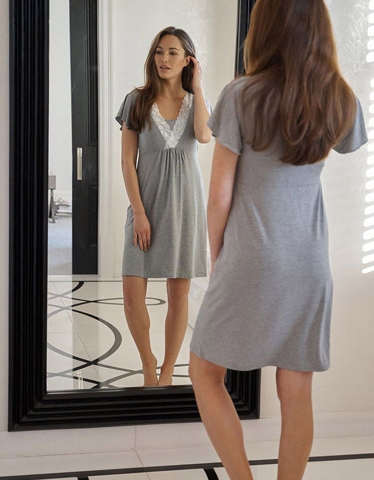 Chemise de nuit pour femme enceinte – Image 2