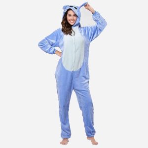 Combinaison de pyjama Stitch pour femme
