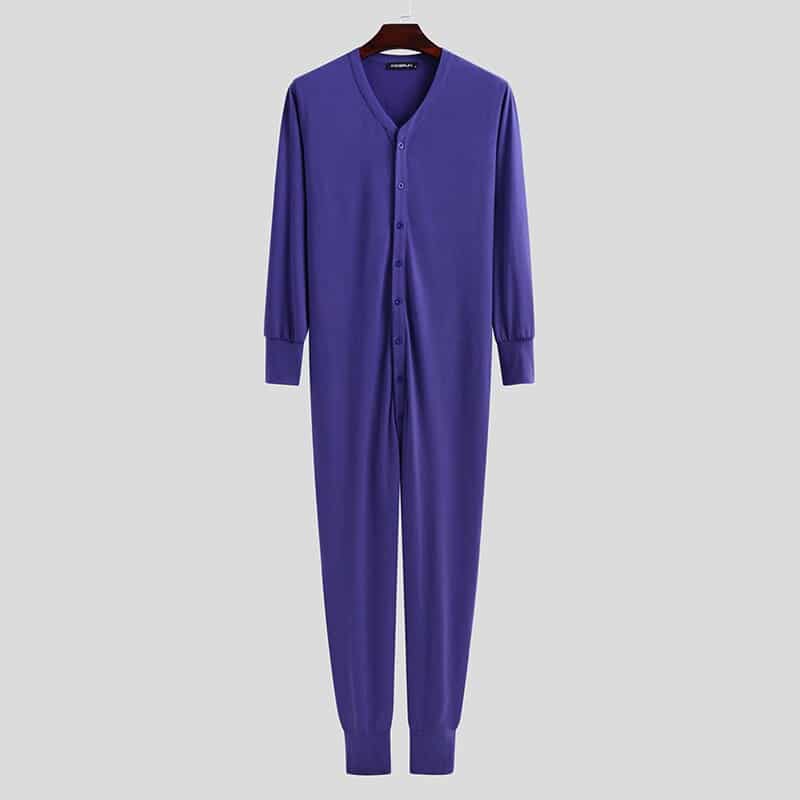 Combinaison pyjama couleur unie – Image 3